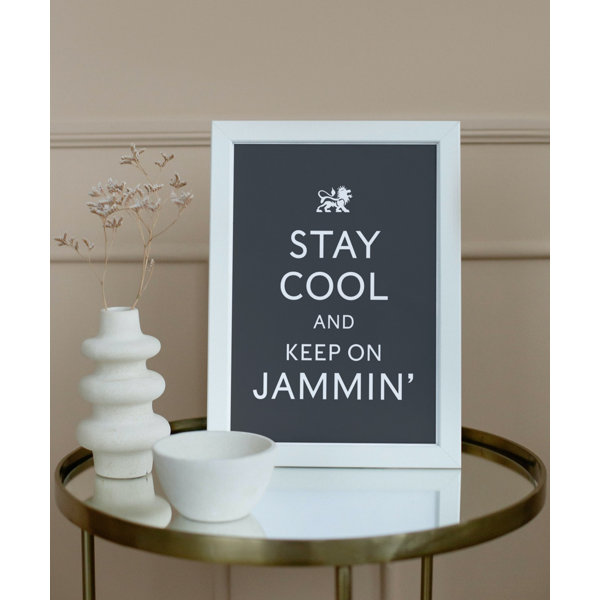 Happy Larry Wall Art Keep On Jammin'' Wayfair.co.uk